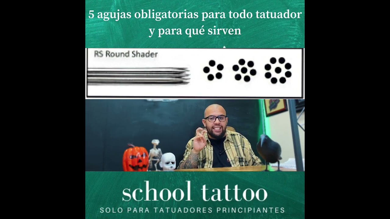 5 agujas obligatorias para todo tatuador y para que sirven