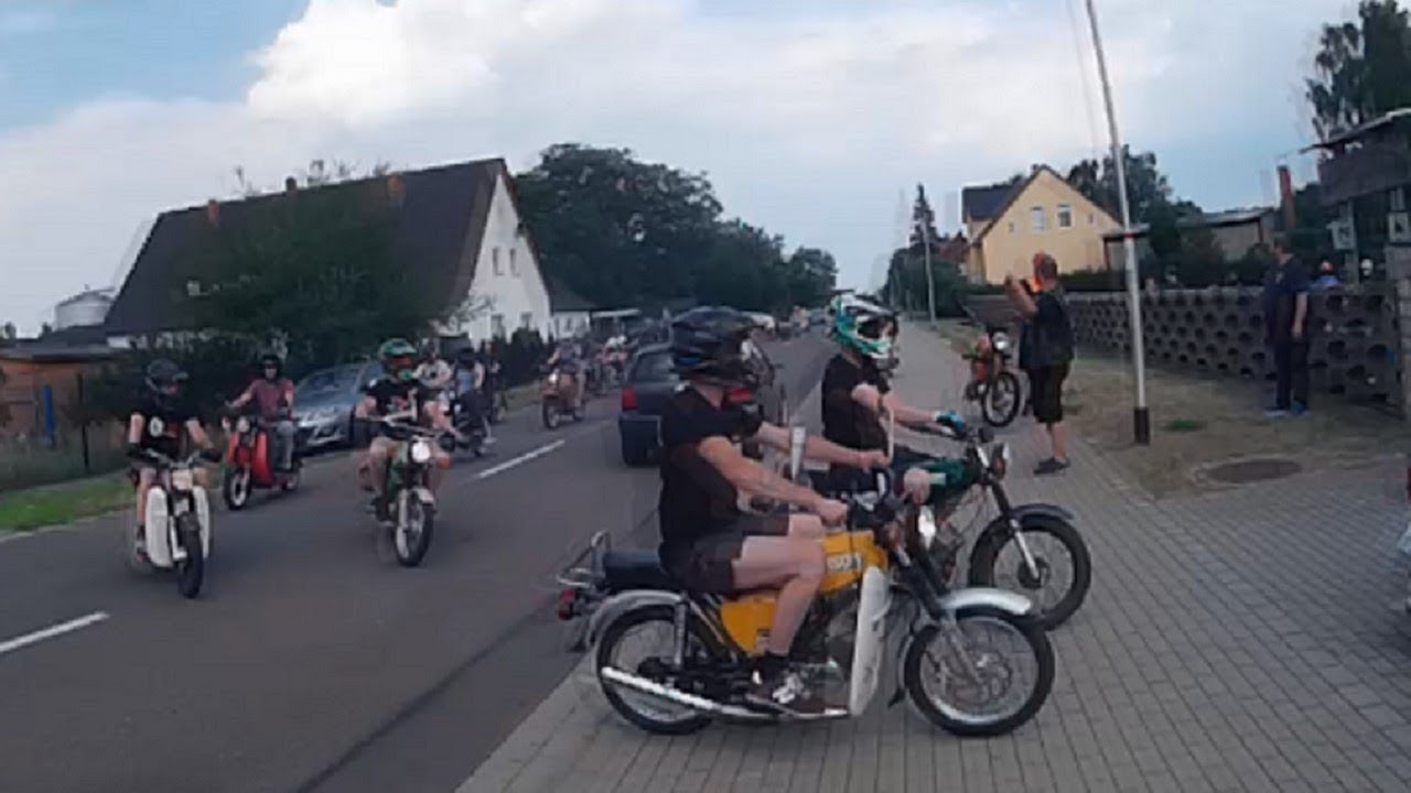 1. Simson/MZ Treffen Oebisfelde Ausfahrt 09.06.2018