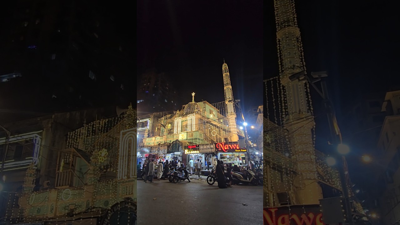 Nawab Masjid Bhendi Bazar Ramzan 2025 #mohammedaliroad #bhendibazar #ramzan #2025