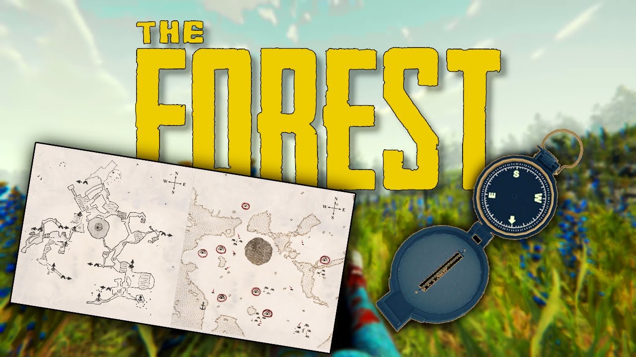 MAP & COMPASS Location Guide - The Forest (PC/PS4/PS5)