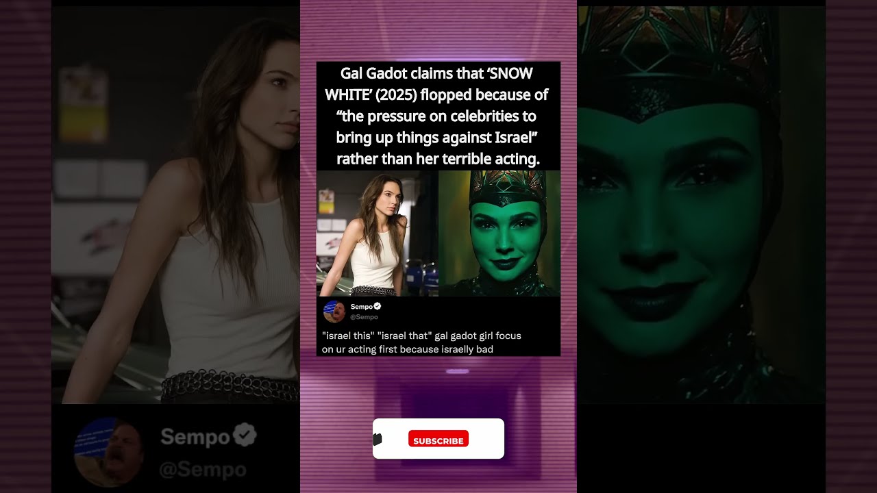 Gal Gadot Blames Snow White Flop On Pressure!