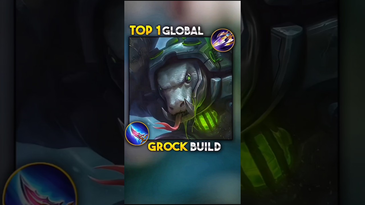 ✅ TOP 1 GLOBAL GROCK BUILD EMBLEM | GROCK BEST BUILD AND EMBLEM 2025 #grock #mobilelegends #mlbb