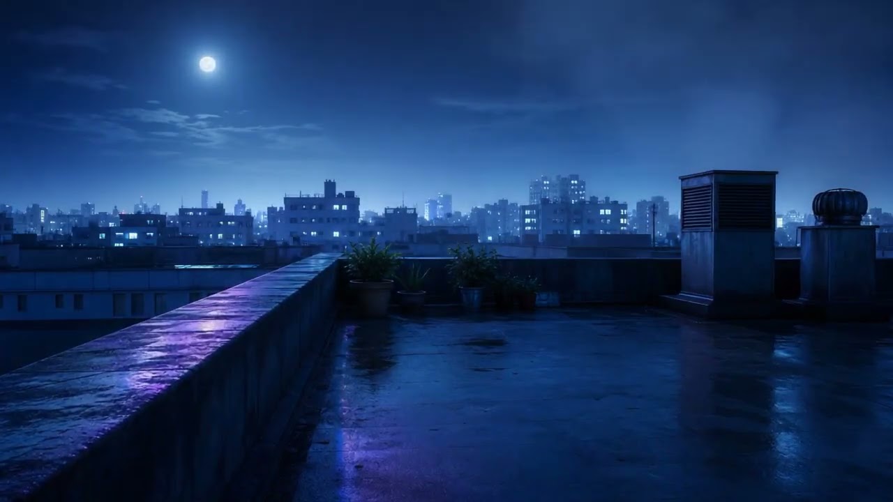 N E O N S K Y || Cinematic Urban Atmosphere for Deep Focus - 120 Minutes