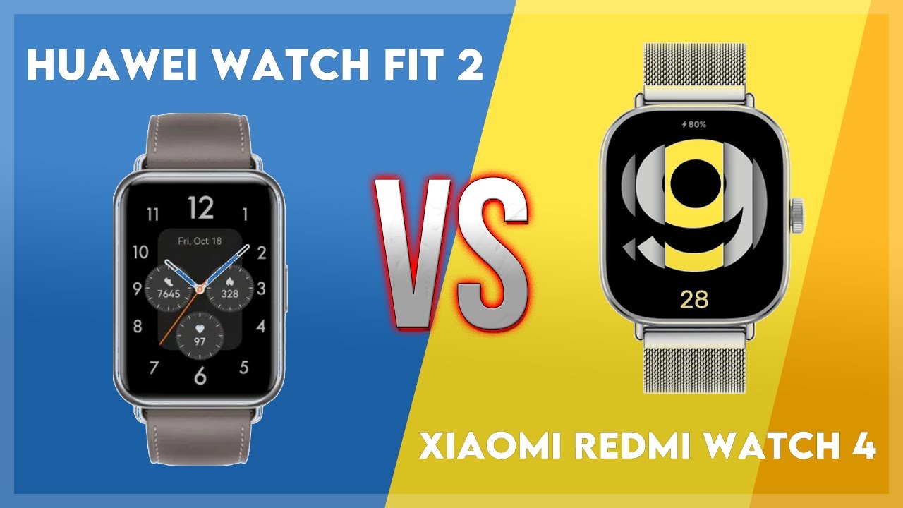 Huawei Watch Fit 2 vs Xiaomi Redmi Watch 4 Comparison