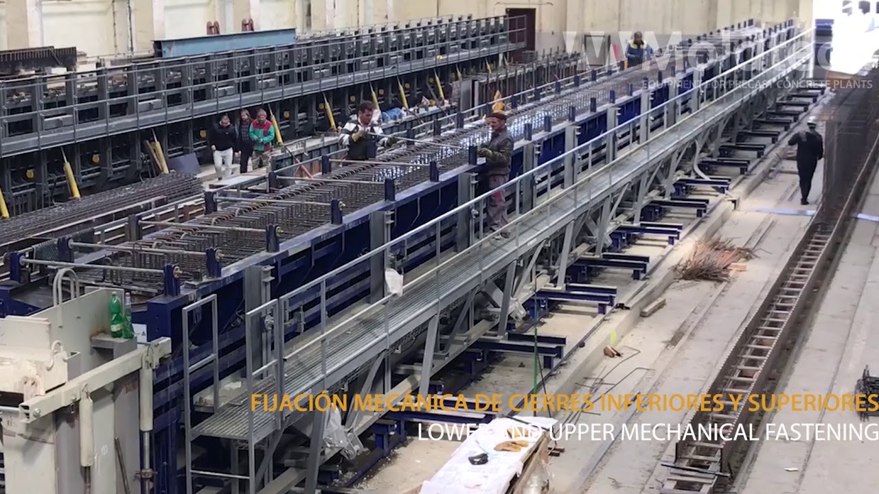 MOLDE DE VIGAS DE APERTURA Y CIERRE HIDRAULICO / HYDRAULIC MOULD FOR BRIDGE GIRDERS