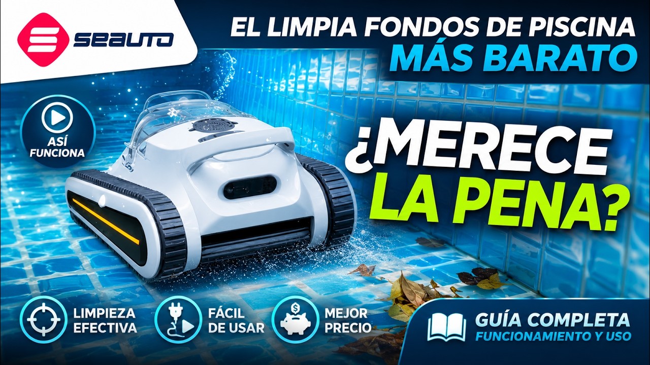 SEAUTO - El limpia fondos de piscina mas barato ¿Merece la pena?