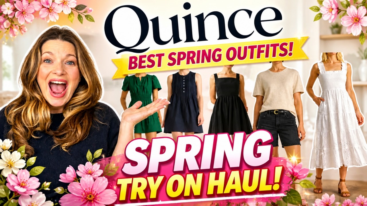 Quince Spring Try-On Haul 2026 | Timeless Basics & Capsule Wardrobe Pieces