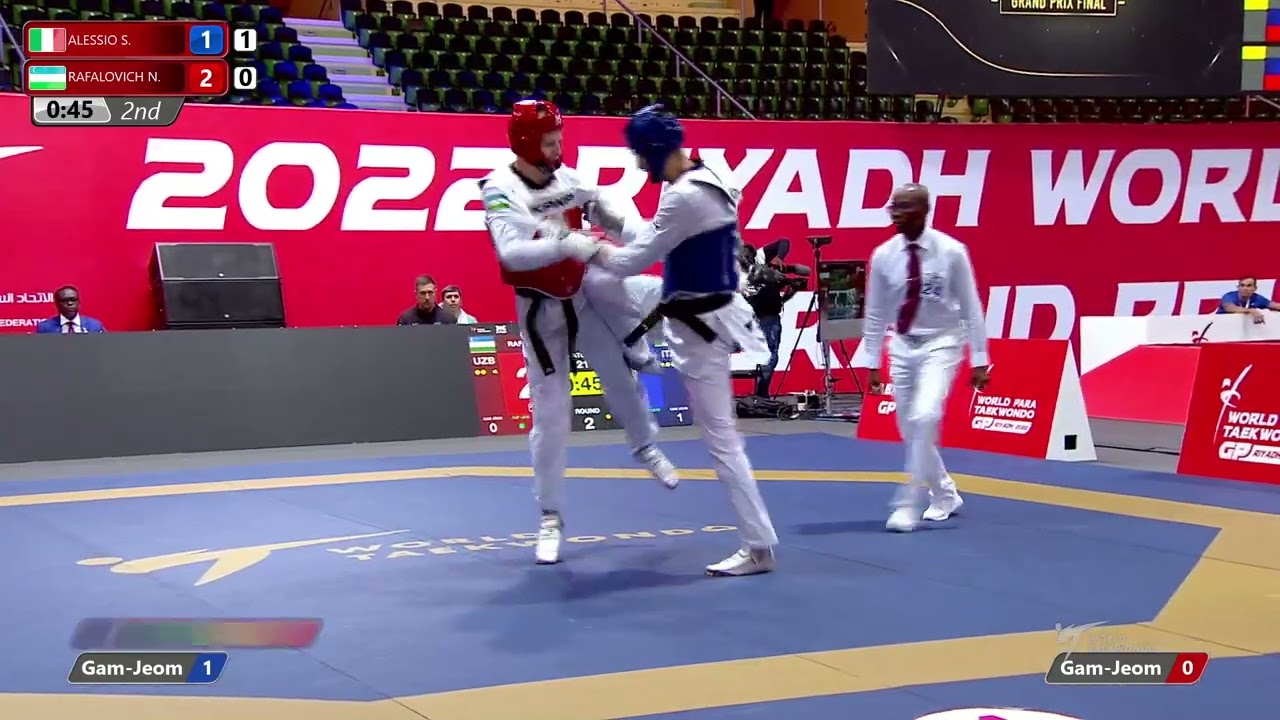 121 Quarter Final Men  80kg ITA ALESSIO Simone UZB RAFALOVICH Nikita