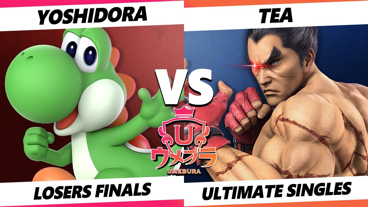 Umebura 9 Losers Finals - Tea (Kazuya) Vs. Yoshidora (Yoshi) SSBU Ultimate Tournament