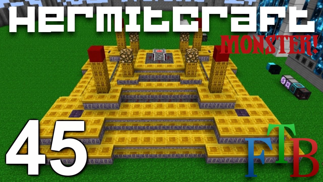 Minecraft FTB Monster Ep. 45 - Blood Magic Well of Suffering !!! (Modded Minecraft Hermitcraft)