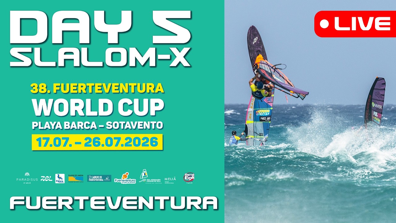 Livestream: Slalom-X: 26th July | World Cup Fuerteventura 2026 | PWA World Tour