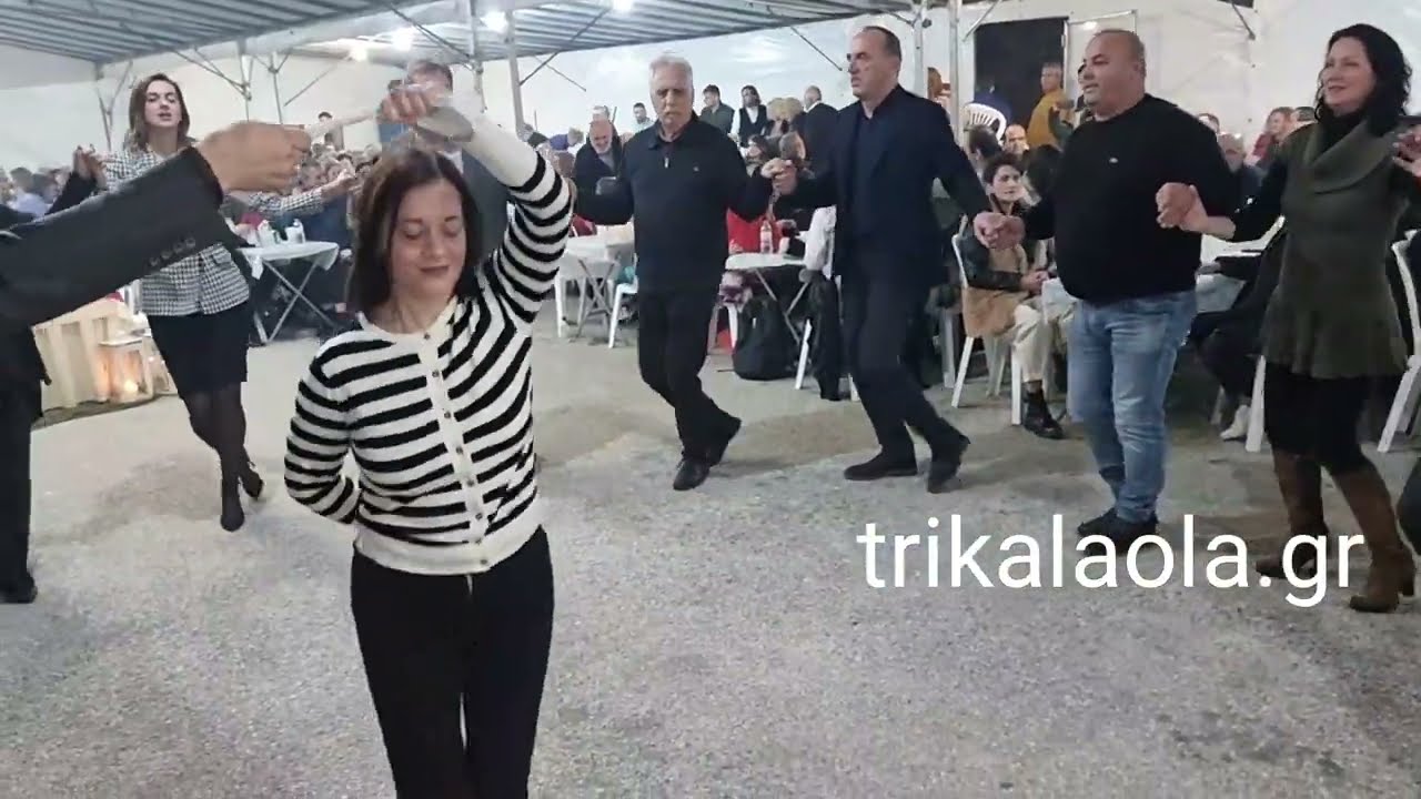 Αγναντερό Καρδίτσας Γιορτή Τσιγαρίδας Χριστούγεννα χορός γλέντι παραδοσιακό μέρος 4ο Δευτ 26-12-2022