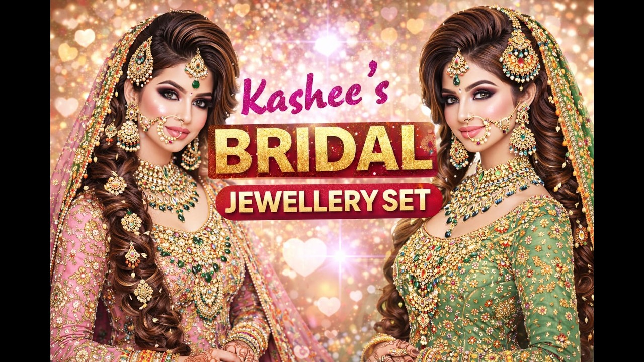 Beautiful royal kashess bridal jewelry set collection 