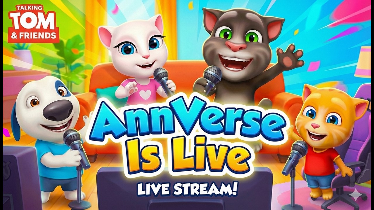 AnnVerse Is Live 😎 | Talking Tom Goes Crazy LIVE 🐱💥#TalkingTomLive #AnnVerseIsLive #IndianGamer