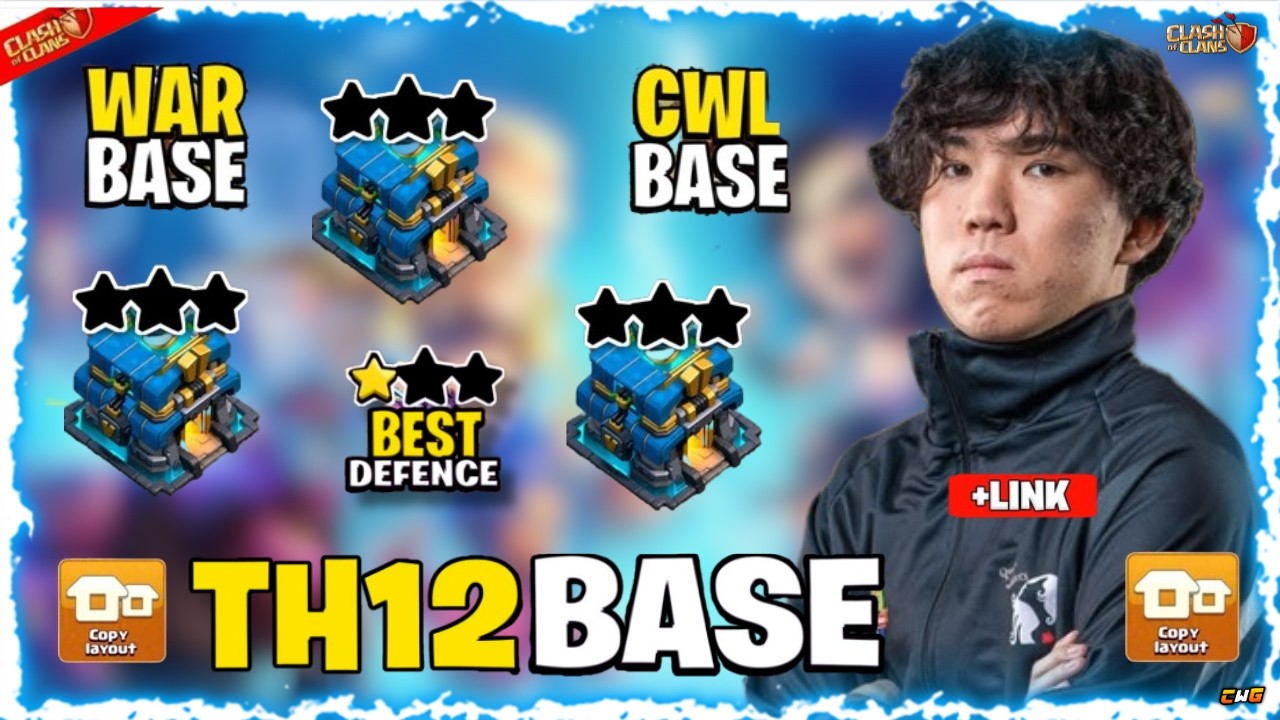 NEW TOP 5 BEST Town Hall 12 (TH12) Base Layout + Copy Link 2025 | TH12 WAR BASE | Clash of Clans