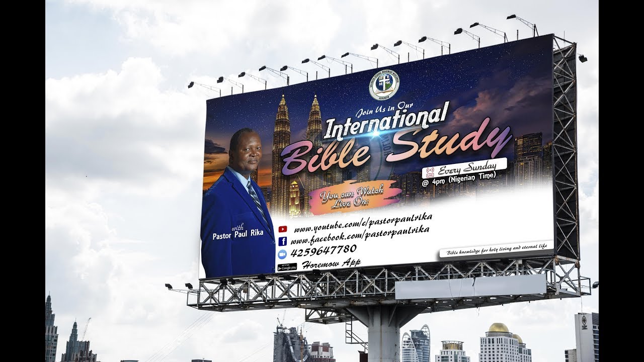 BIBLE KNOWLEDGE FOR HOLY LIVING AND ETERNAL LIFE With Pastor Paul Rika 31ST || AUGUST | 2025)