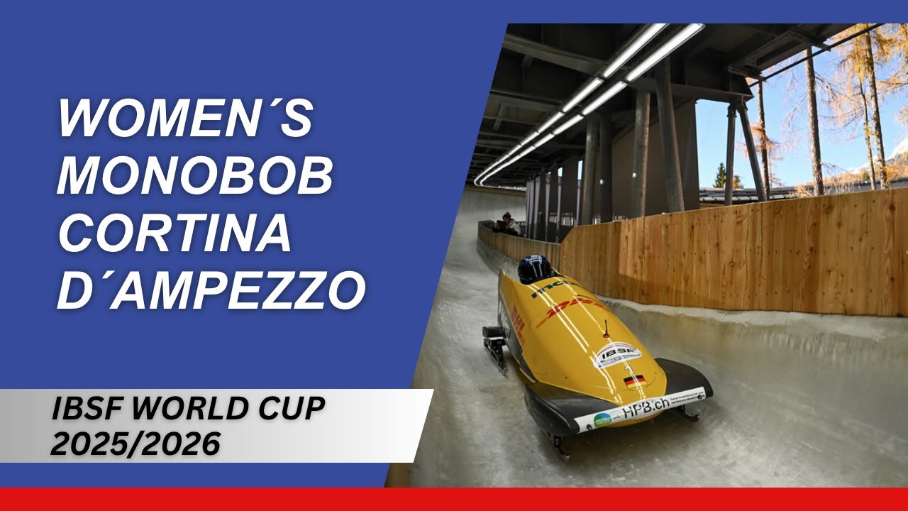 IBSF World Cup Cortina d`Ampezzo - Women's Monobob - Heat 1