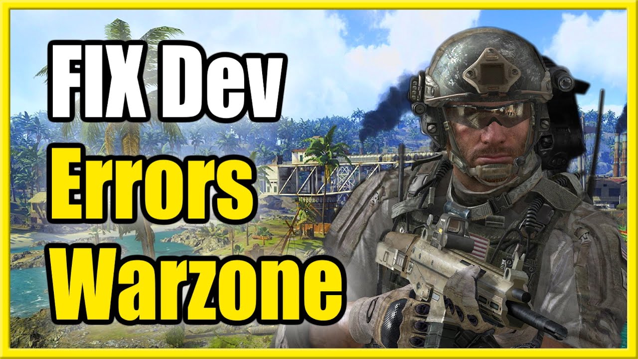How to FIX Dev Error & Crashing in Warzone PS4, PS5, Xbox & PC (Can't Play Tutorial)