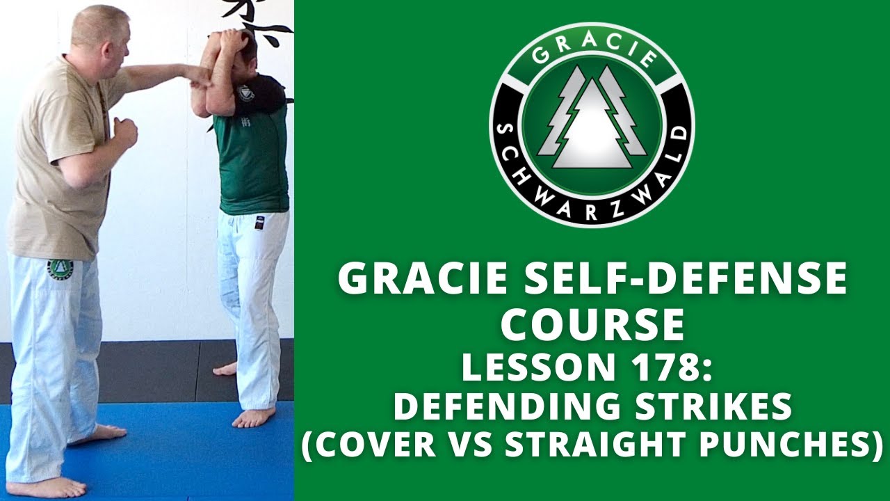 BJJ Self-Defense Course | Lesson 178: Defending Strikes (Cover vs Straight Punches)