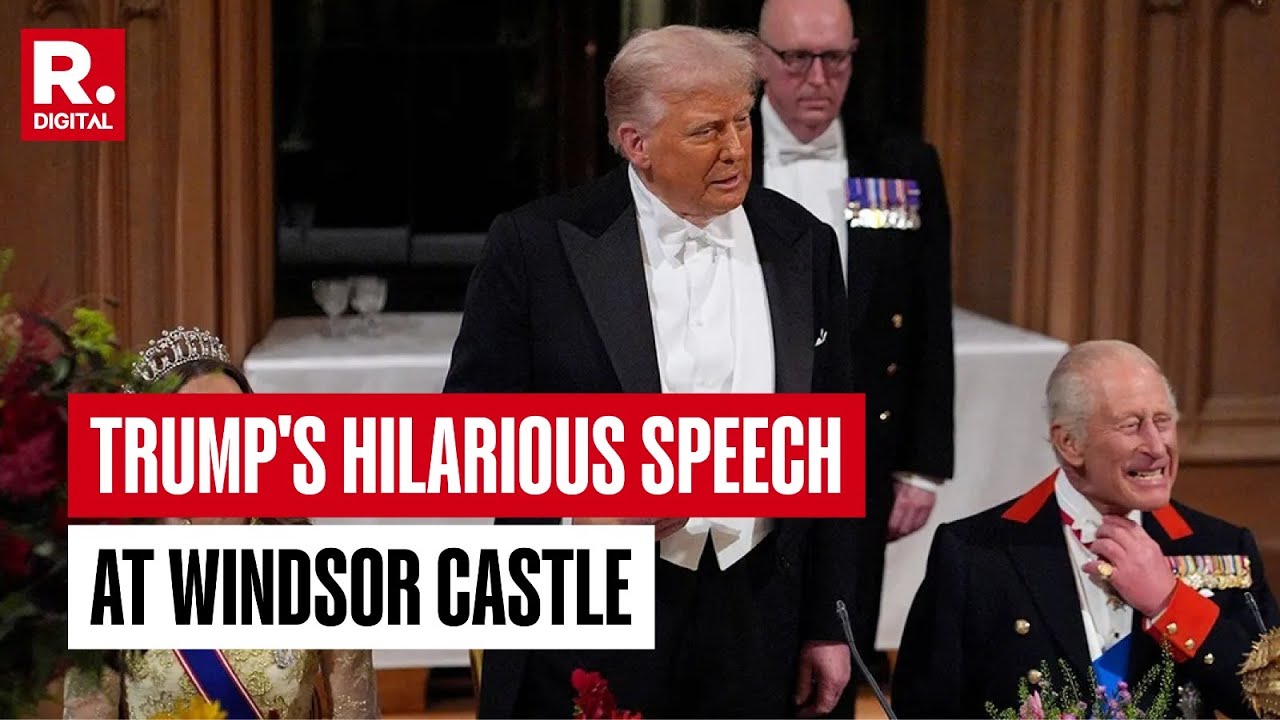 President Trump's Historic Speech with King Charles at Windsor Castle