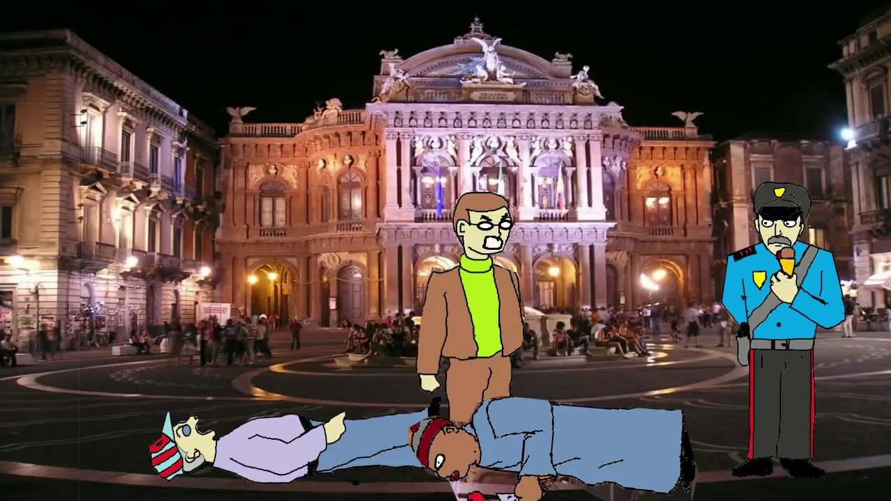 SABATO SERA IN PIAZZA TEATRO A CATANIA