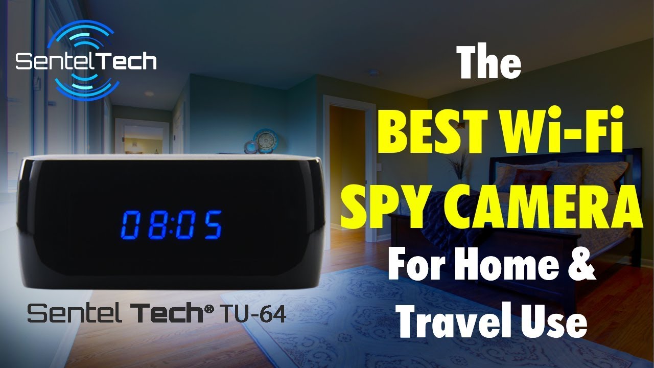 Spy Camera Clock: The Best Wi-Fi Hidden Camera for Home, Office & Travel Use (2018)