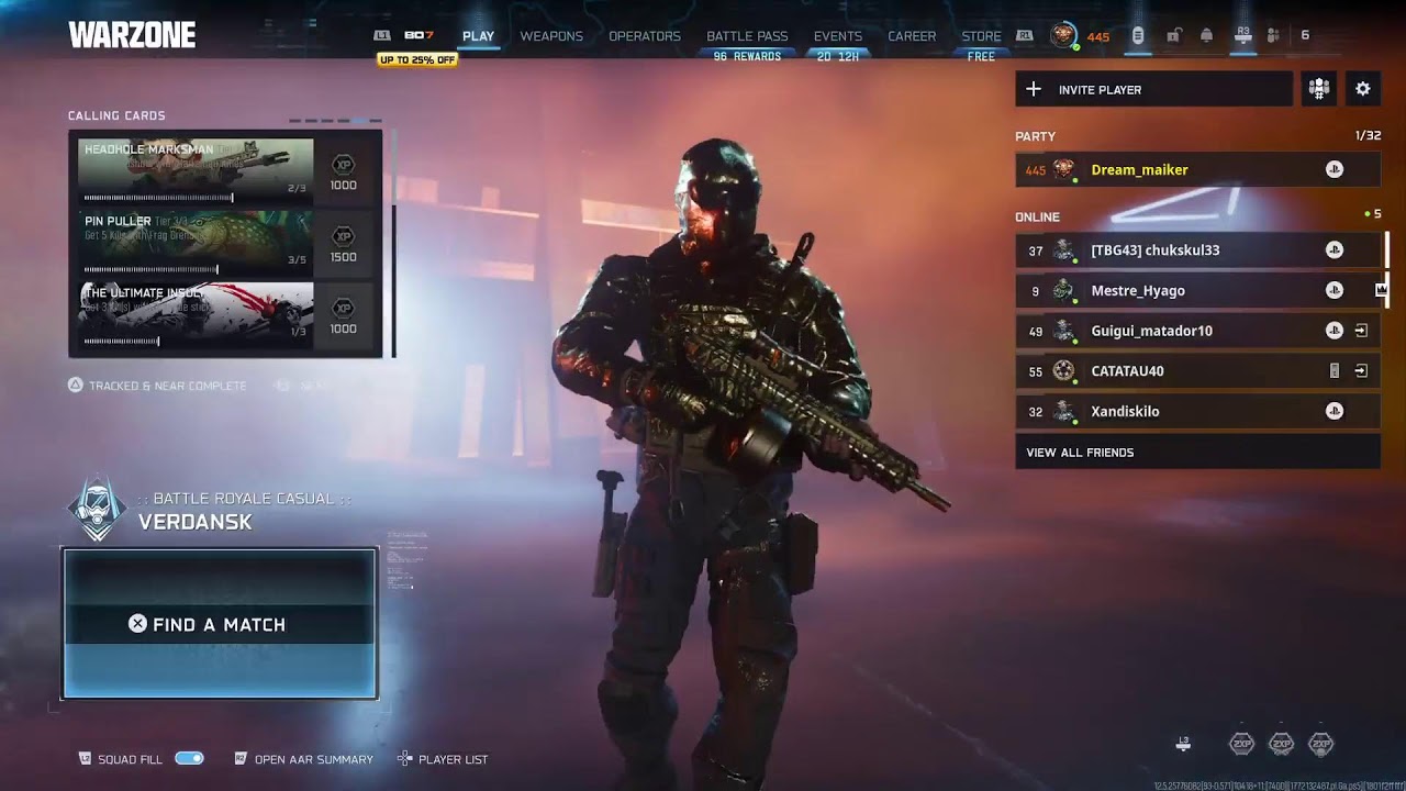 Treino 4h Call of Duty