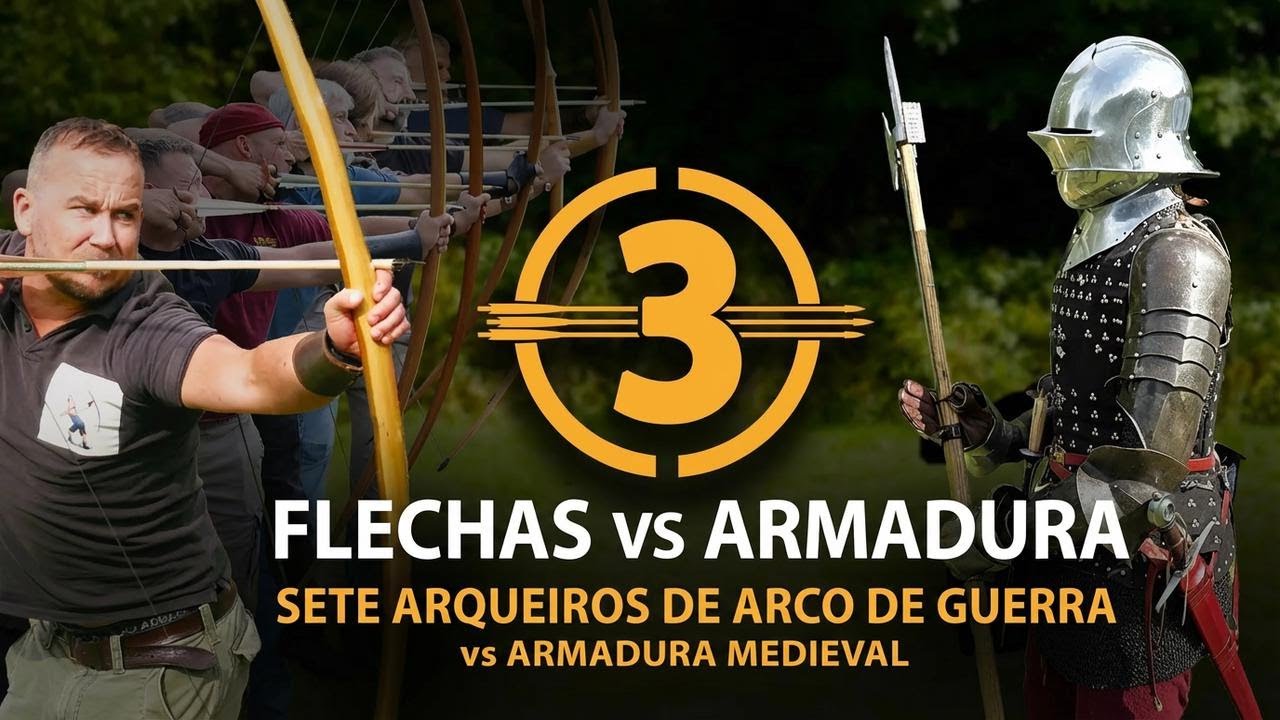 Flechas vs Armaduras 3 – Será que flechas conseguem atravessar armaduras?