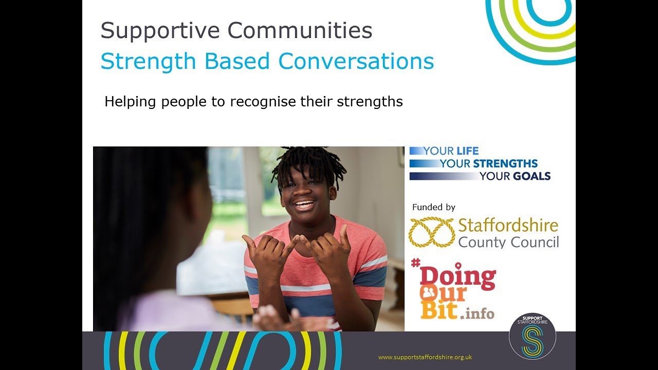 Supportive Communities Training - Strengths Based Conversations