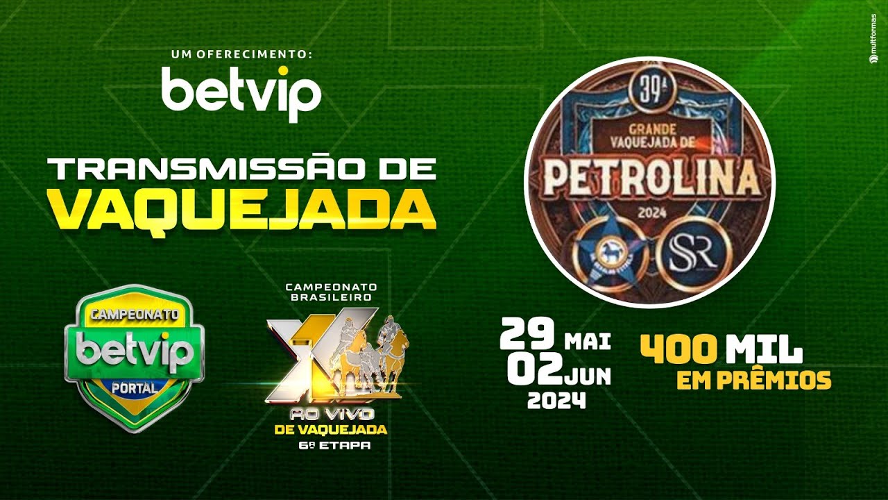 VAQUEJADA AO VIVO | PARQUE DR GERALDO ESTRELA | PETROLINA - PE | CAMPEONATO BETVIP PORTAL 2024