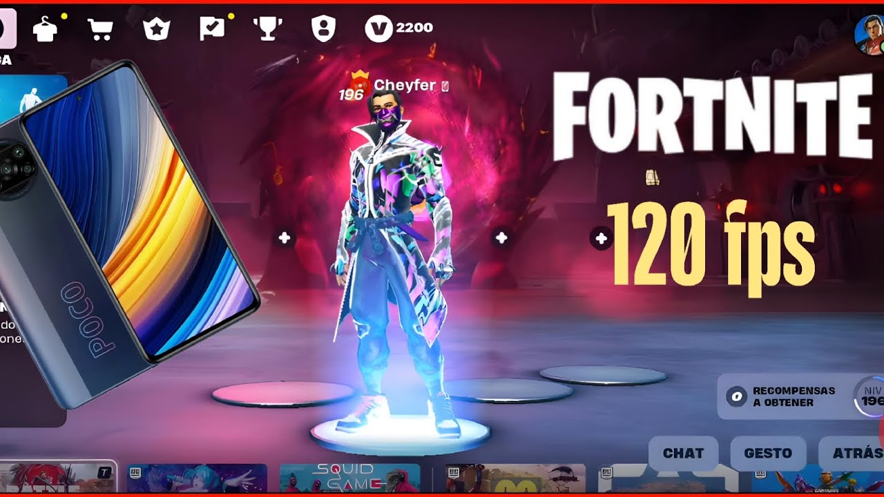 Es jugable Fornite para android en  2025? (poco x3 pro) Gameplay sin comentar