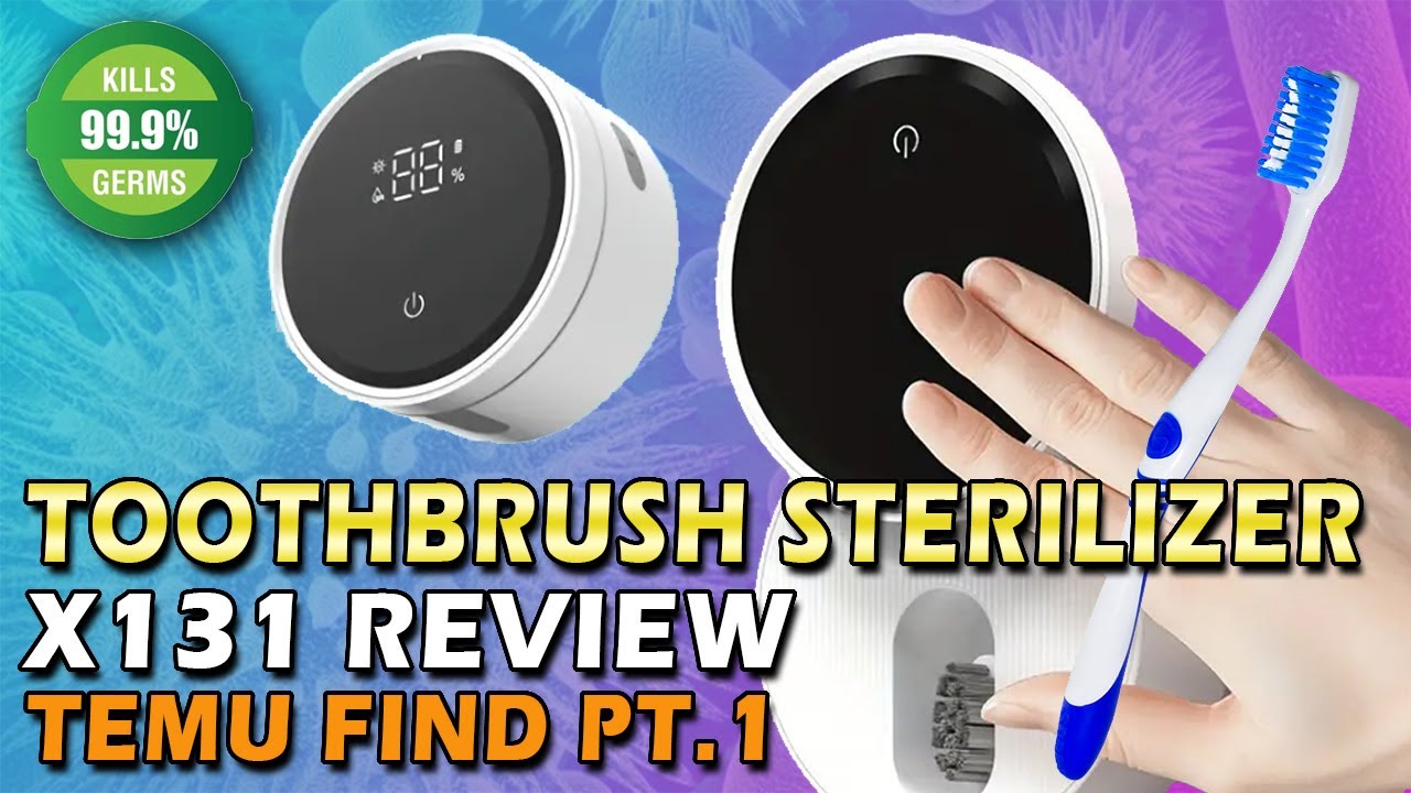 TEMU UV TOOTHBRUSH STERILIZER X131 / UNBOXING & REVIEW / 4K 