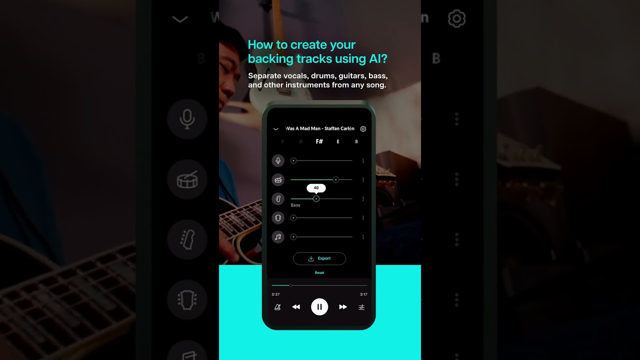 How to create your backing tracks using AI? | Moises App