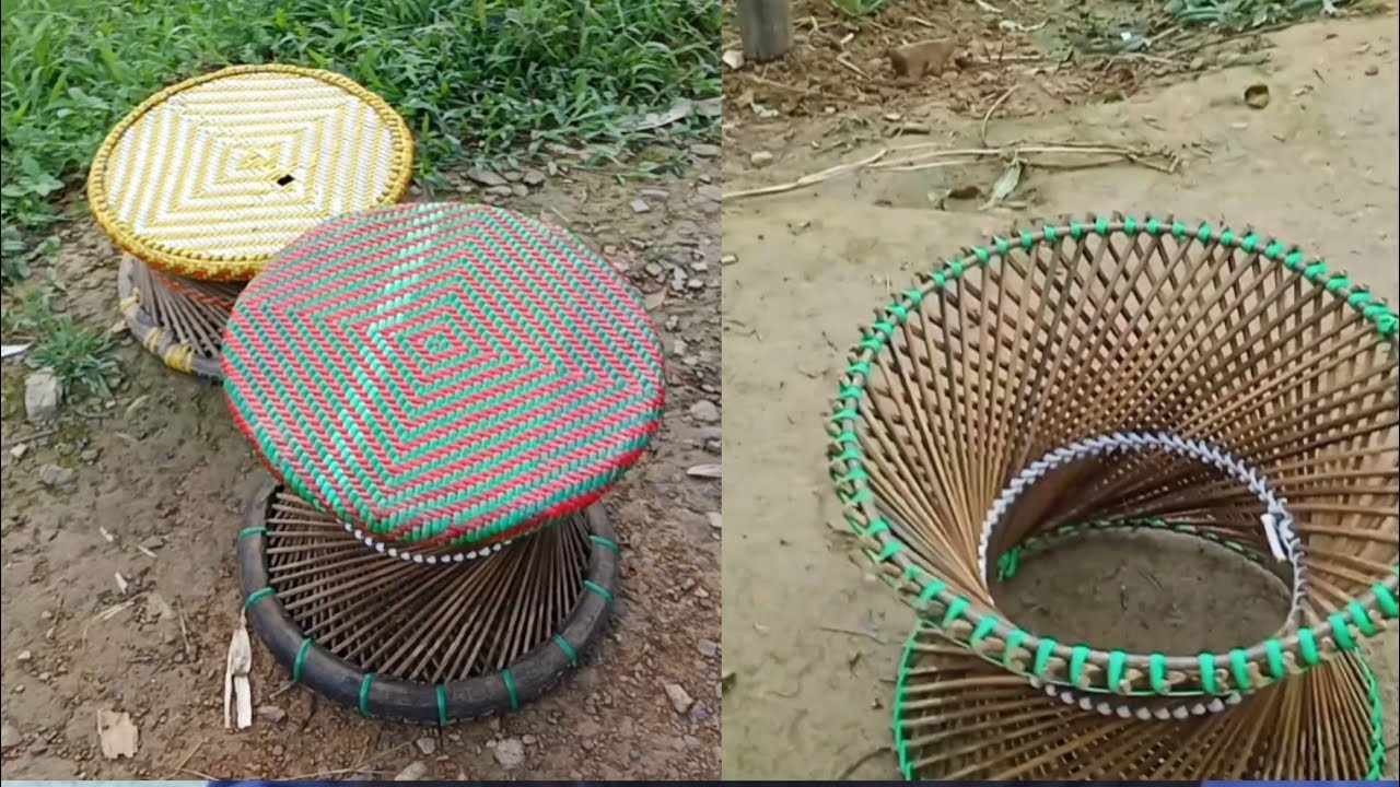 How to make a bamboo stool mura..