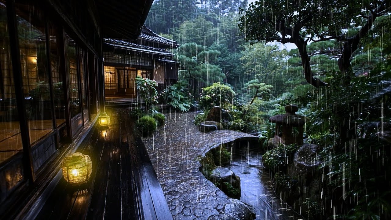Heavy Rain for Relaxing Nights | Deep Sleep with Heavy Rain Sounds