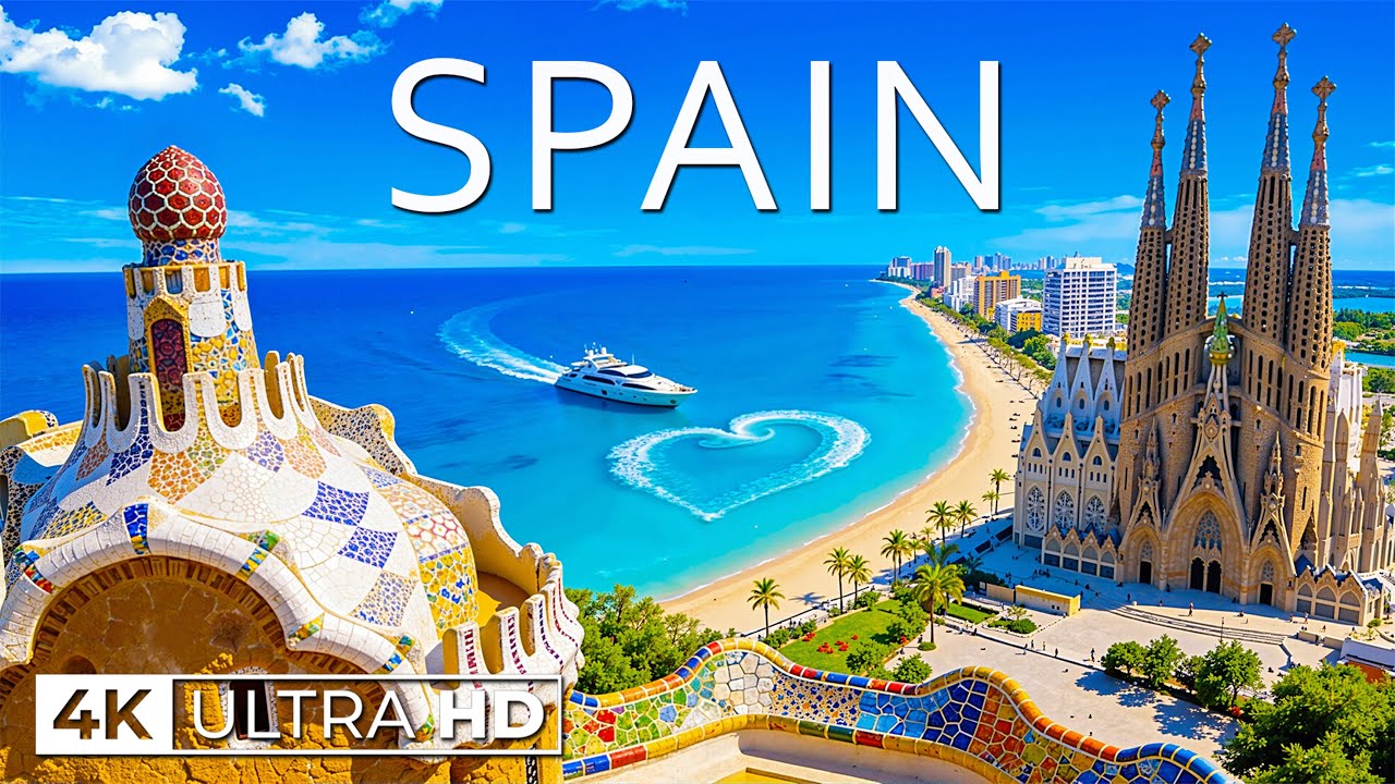 [4K] Spain 2026 🇪🇸 | Iconic Mediterranean Coast, Historic Landmarks & Deep House Vibes