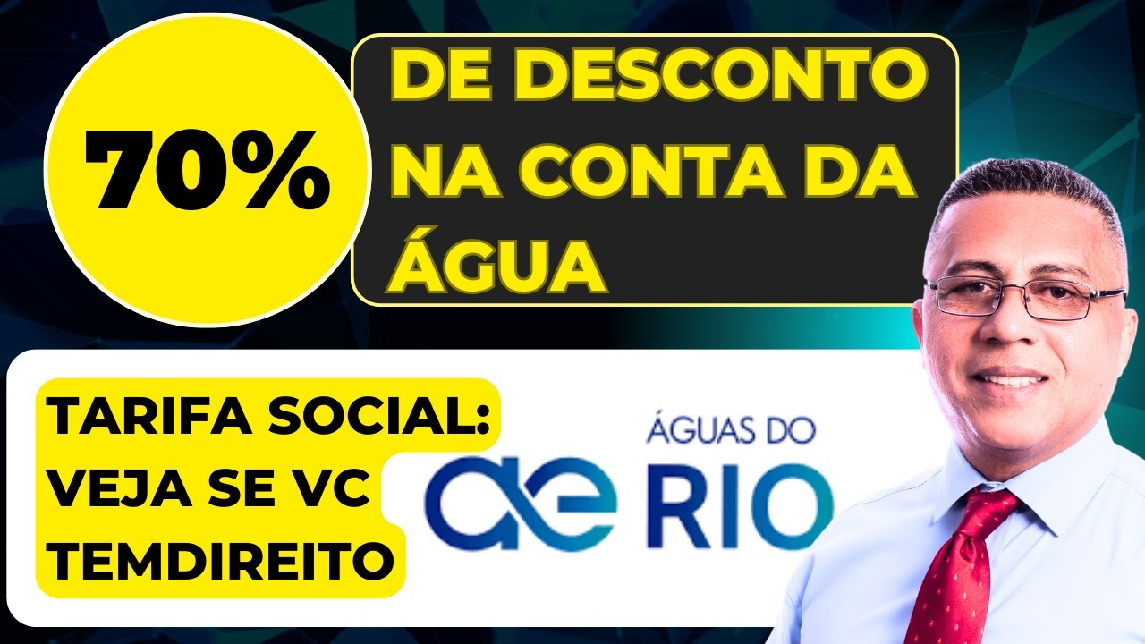 Tarifa Social da Conta da Água 2025 | Quem tem direito