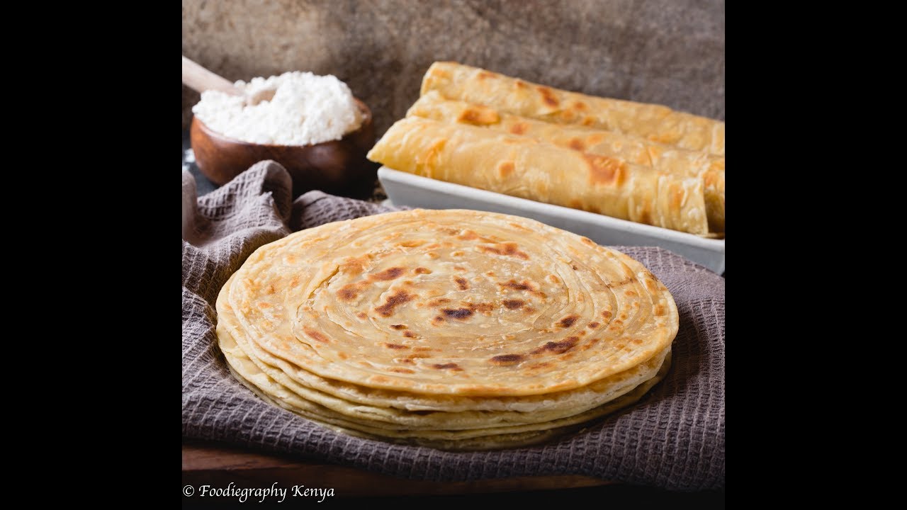 Soft Layered Kenyan Chapati's (4 ways)