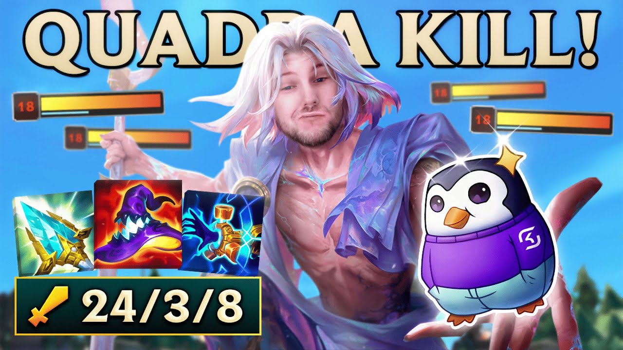 😱три КВАДРАКИЛА за игру!😈Топ-1 Виктор разносит EUW | PowerOfLawyer | Лига Легенд
