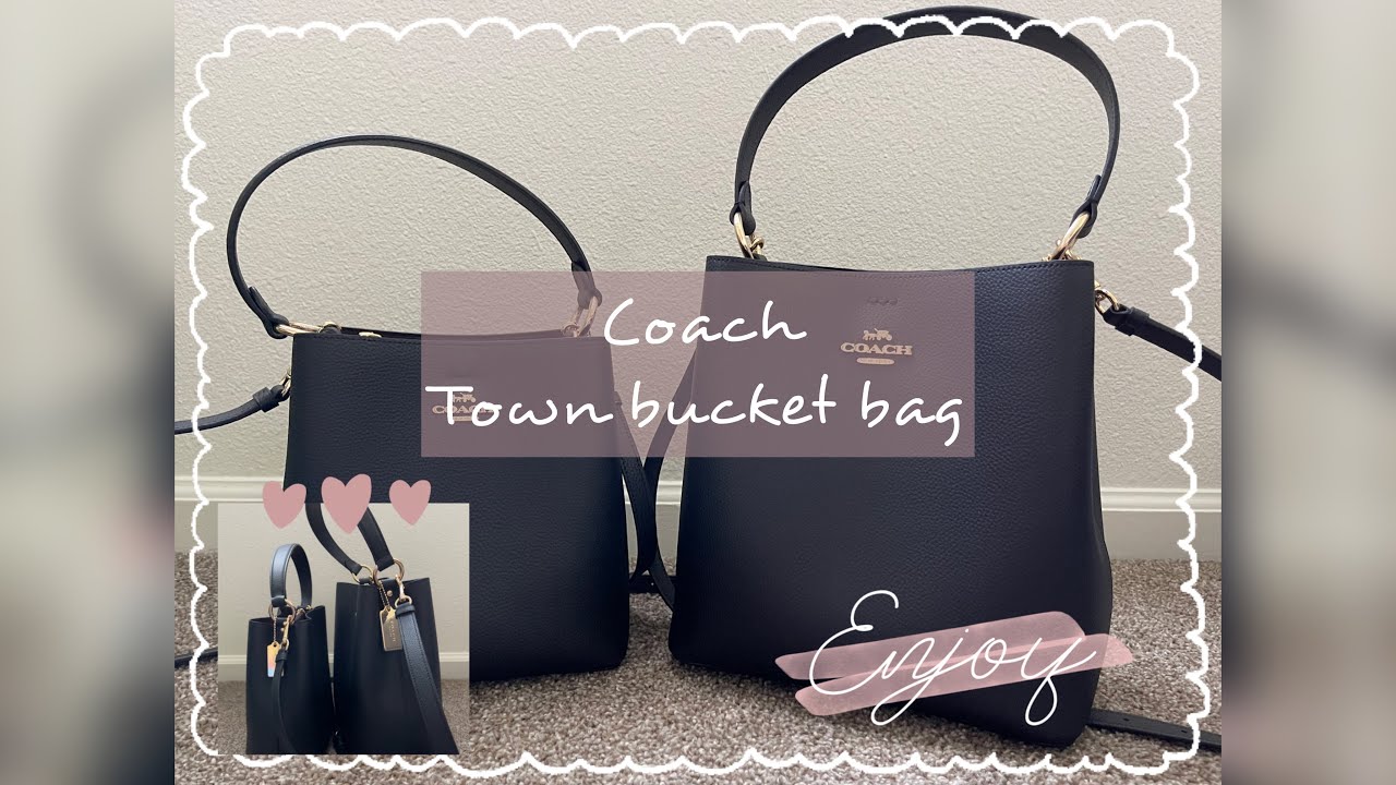 Coach Town Bucket Bag Review #townbucketbag #coach #coachoutlet #handbag