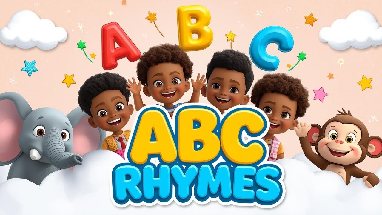 ABC Rhymes for Kids | Learn Alphabet A to Z | Fun English Nursery Song✨#NurseryRhymes#EnglishRhymes