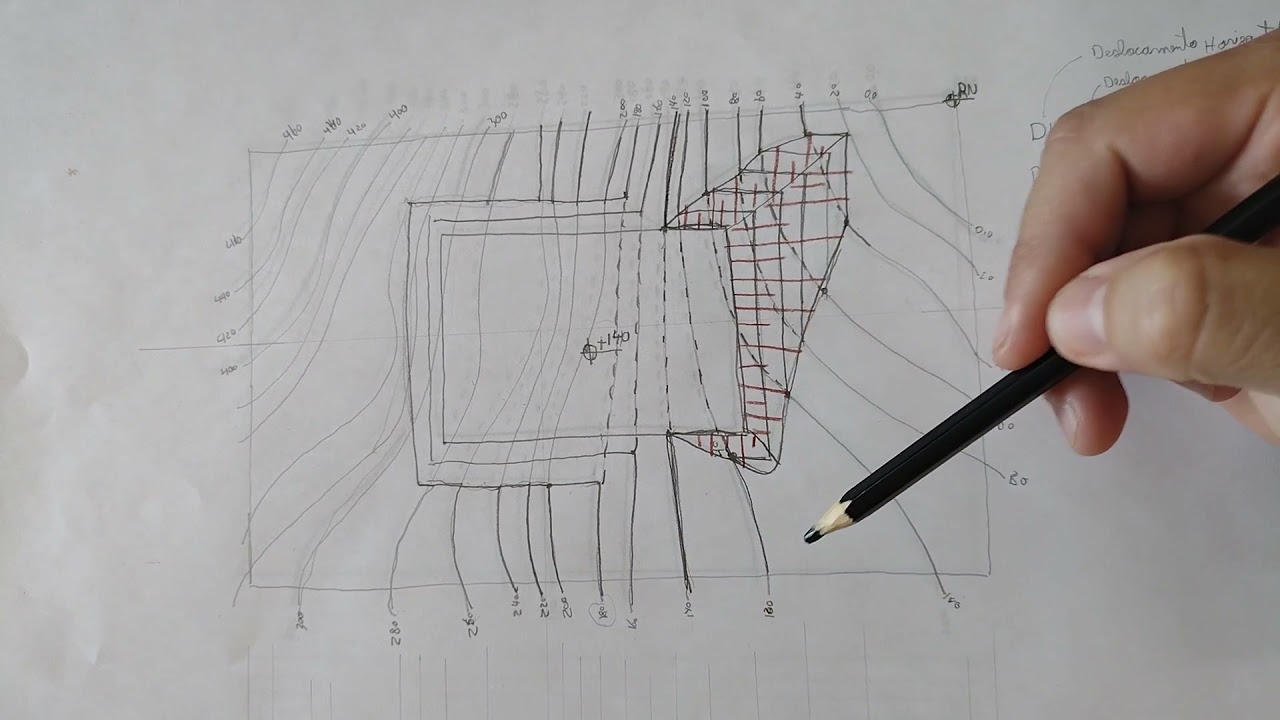 Topografia para arquiteto | talude de corte - parte 2