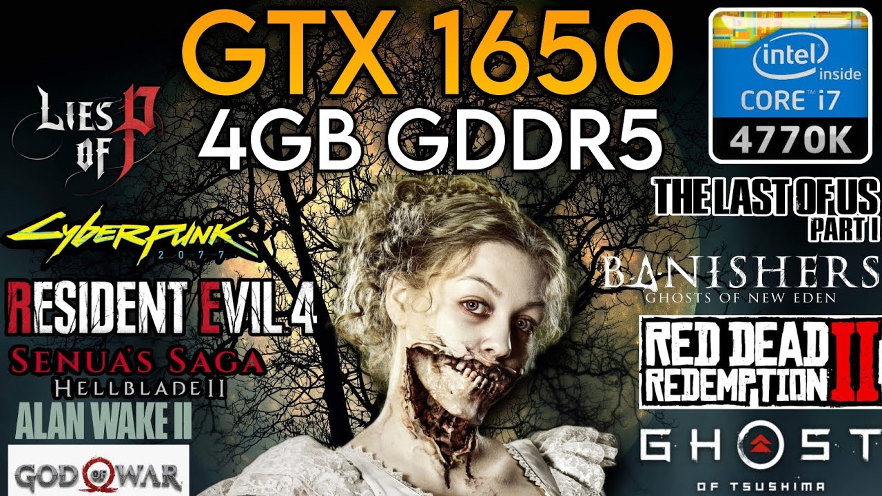 GTX 1650 + I7 4770k & 16GB Ram | Test In 10 Games !
