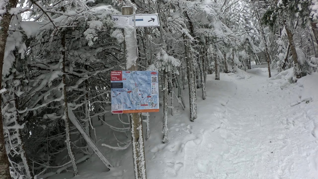 Hike to the summit of Mont Tremblant via hiking trail Vertigo January 2026 (part 4)