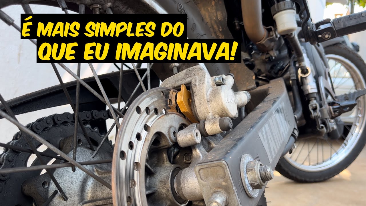 Como trocar as pastilhas de freio da XTZ Lander 250 PASSO A PASSO - Faça você mesmo! 