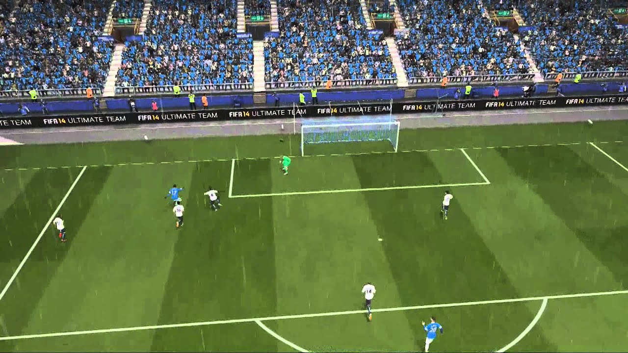 Fifa  14   PS4  gameplay match  Everton - Manchester City