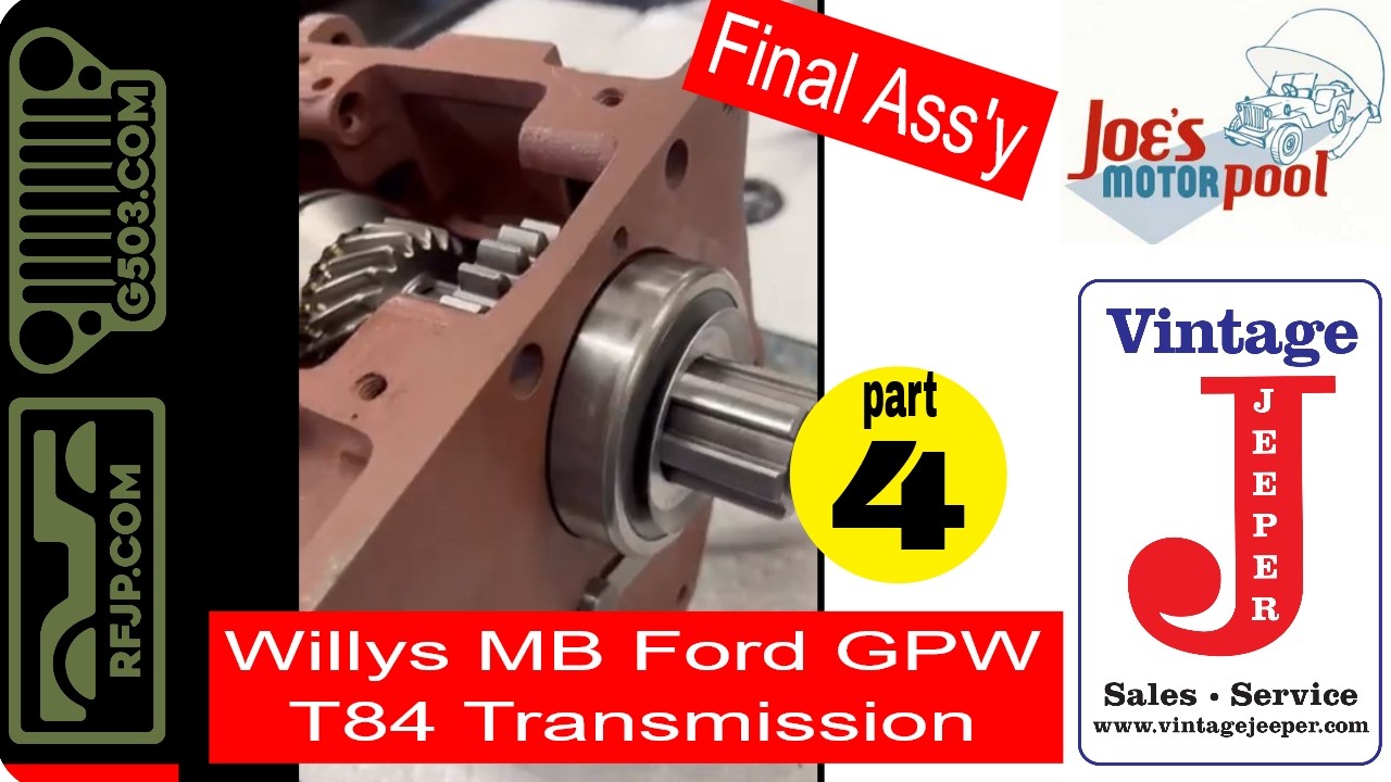 Willys MB, Ford GPW GPA, T84 transmission, Final Setup, Part 4