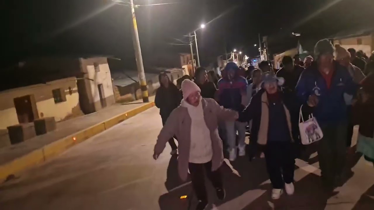 castrovirreyna 10 de enero del   2025 despedida  de la orquesta . mayordomos fm. huaranca  huamani