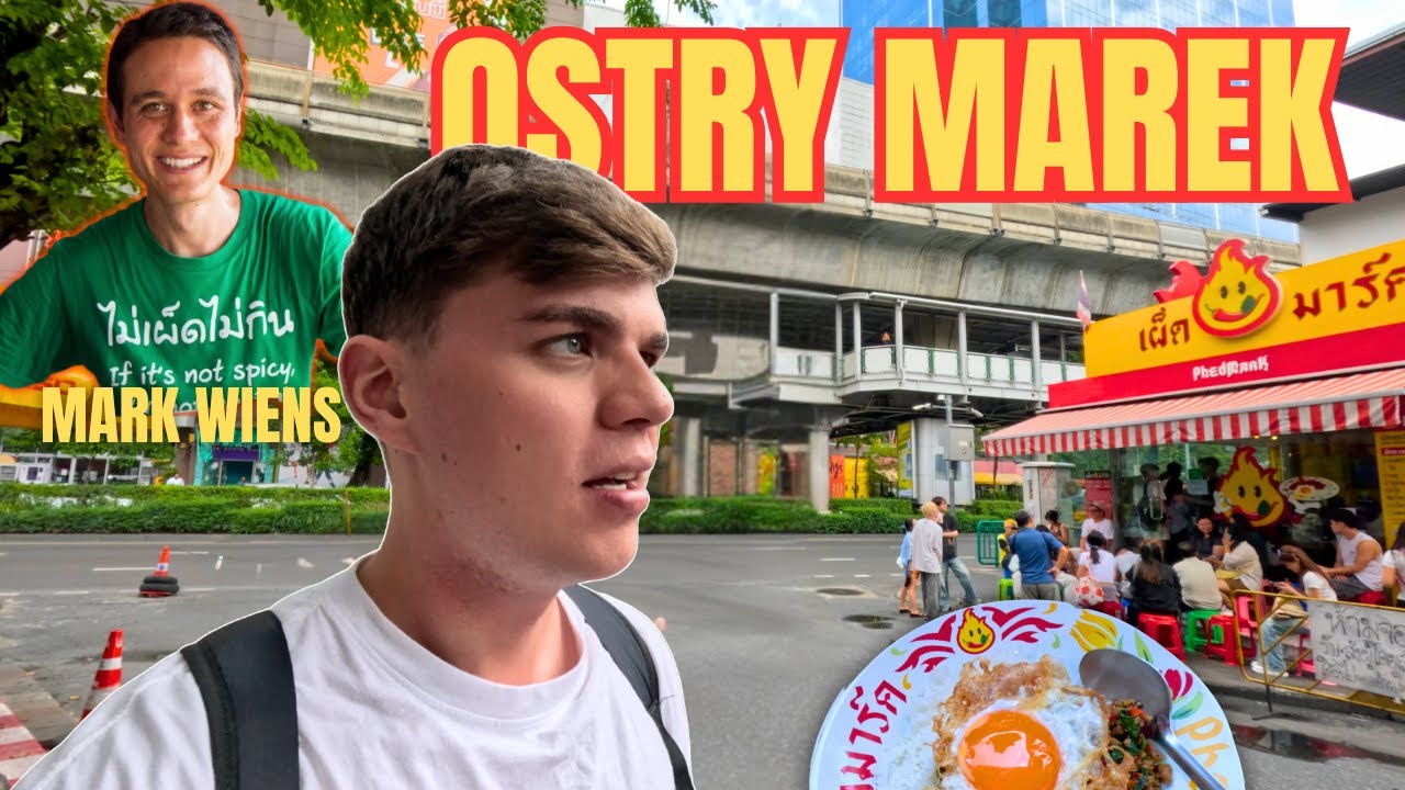 OSTRY MAREK 🌶😂 Testuję restaurację słynnego YouTubera! (Phed Mark Bangkok)
