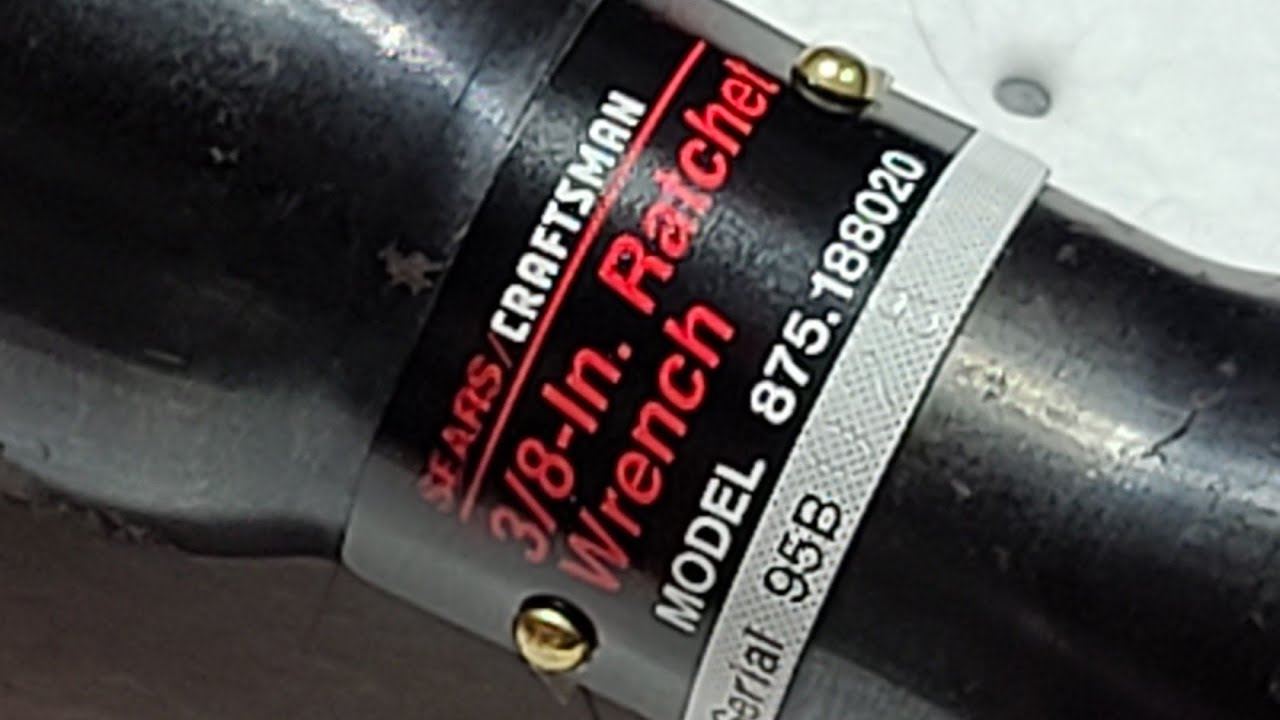 Craftsman Air Ratchet Tear Down